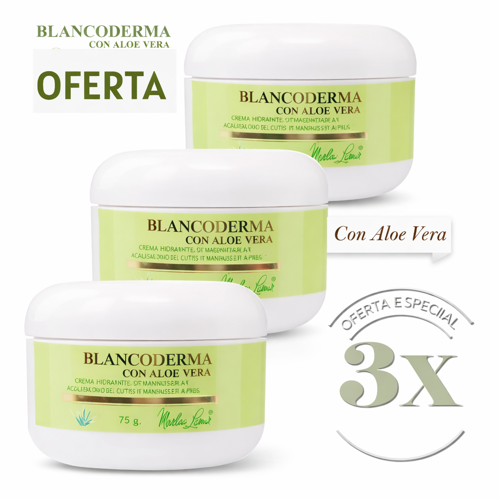 Tratamiento 3 Blancodermas con Aloe Vera Piel Seca