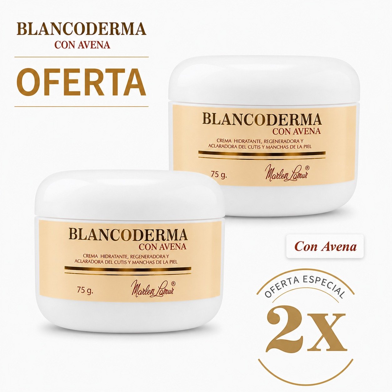 Tratamiento Blancoderma Con Avena Piel Grasa