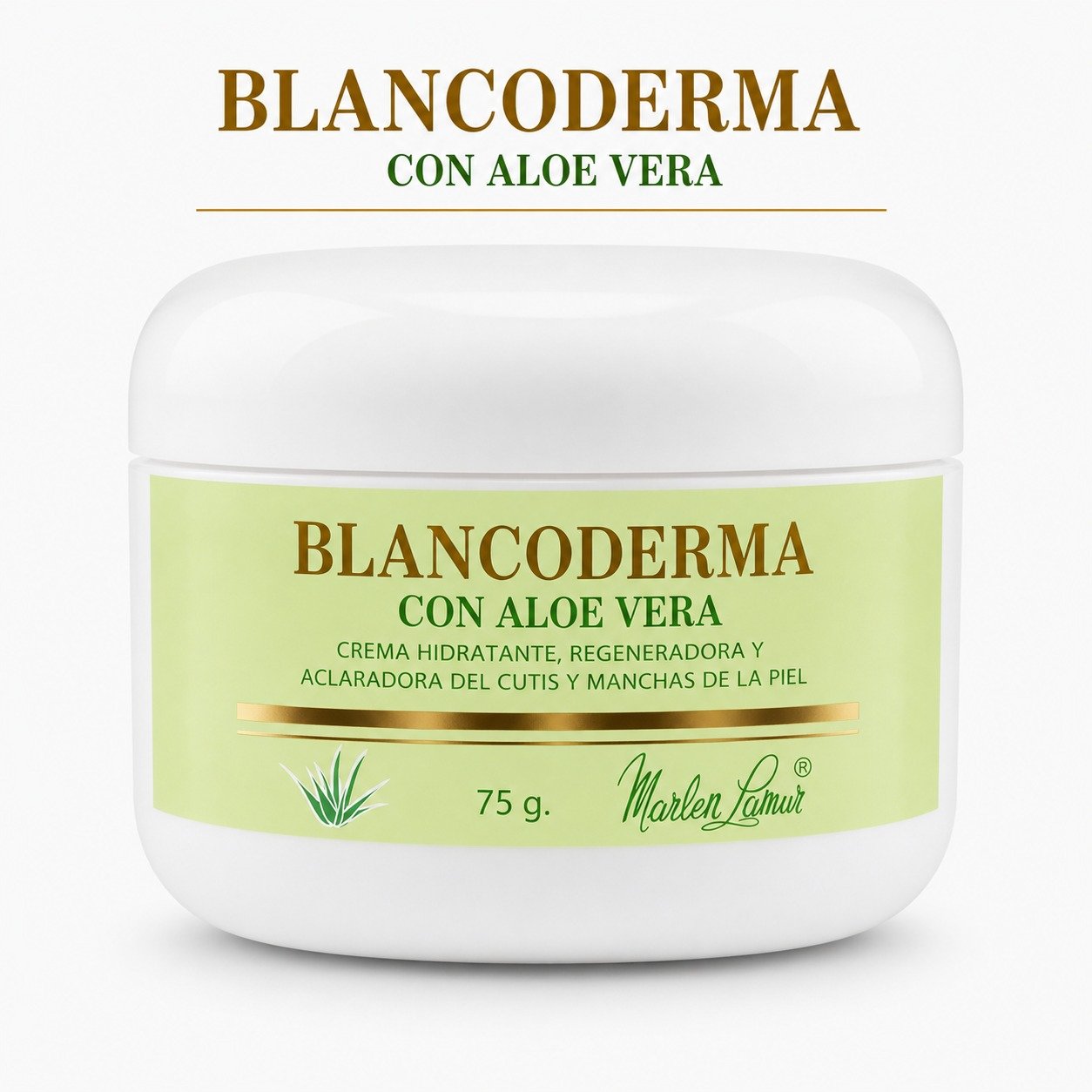 Blancoderma con aloe vera